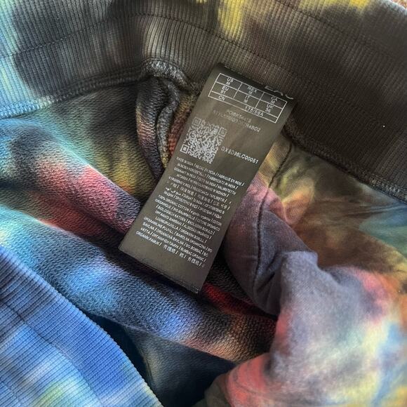 Guess Tie Dye Shorts Mens Size Medium Cotton French Terry Drawstring Waist - Picture 9 of 9